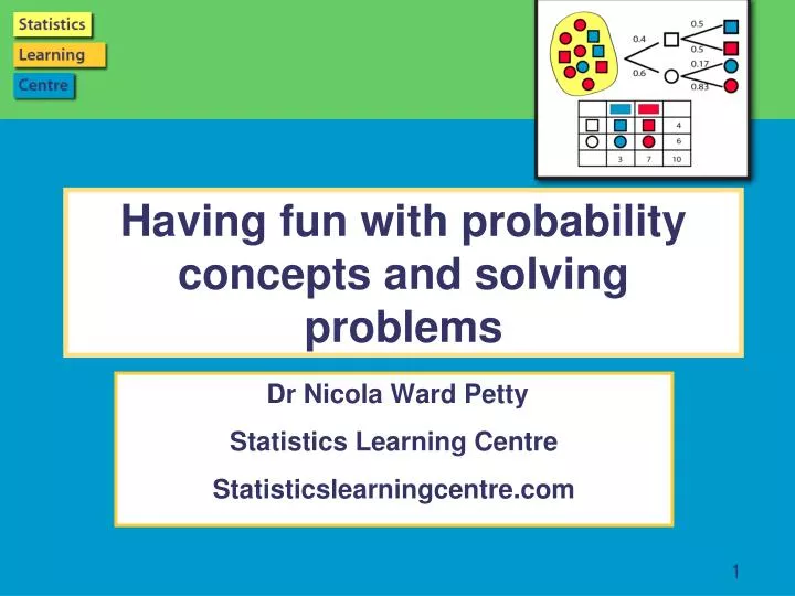 having fun with probability c oncepts and solving problems