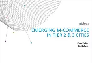 Emerging m-commerce in tier 2 &amp; 3 cities