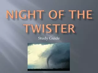 night of the twister