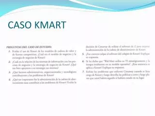 CASO KMART