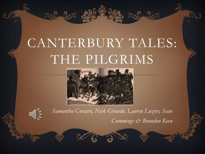 canterbury tales the pilgrims