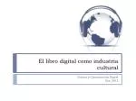 El libro digital como industria cultural - slide 1