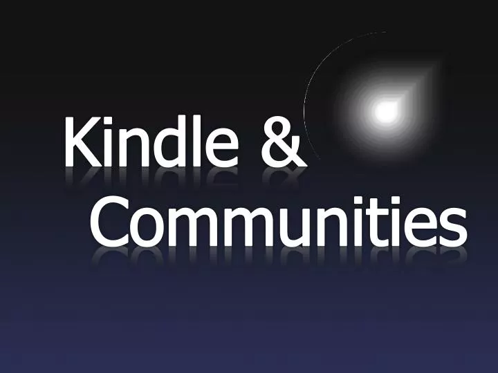 kindle communities