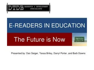 E-READERS IN EDUCATION