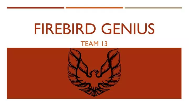 firebird genius