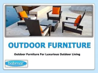 Buy Outdoor Sectional Furniture for Your Home