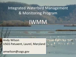 Integrated Waterbird Management &amp; Monitoring Program IWMM