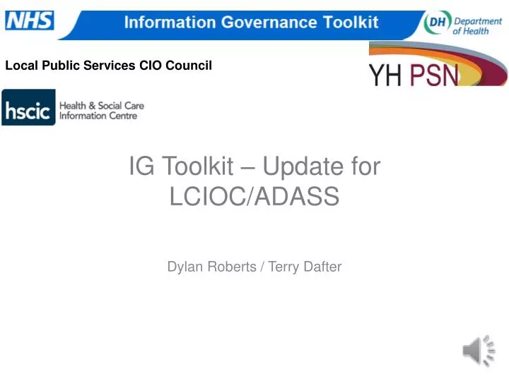 ig toolkit update for lcioc adass