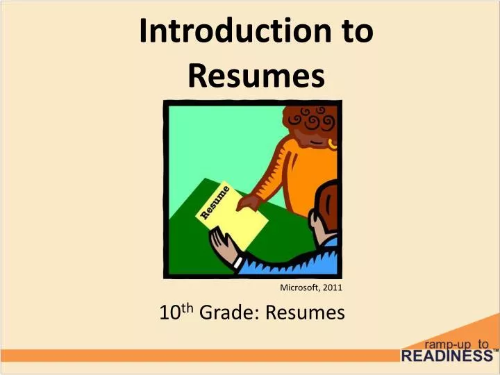 introduction to resumes