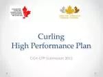 Curling High Performance Plan - slide 1