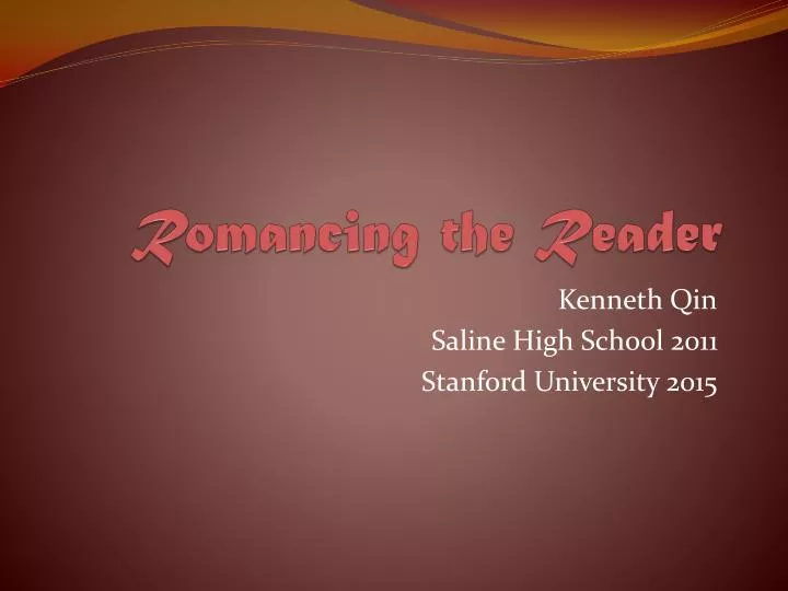 romancing the reader