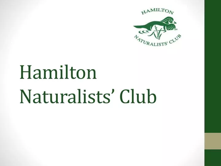 hamilton naturalists club