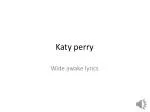 Katy perry - slide 1