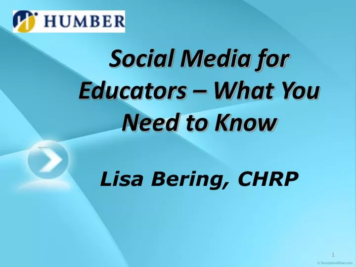 social media for educators what you need to know lisa bering chrp
