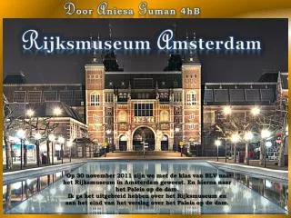 r ijksmuseum a msterdam
