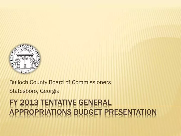 bulloch county board of commissioners statesboro georgia
