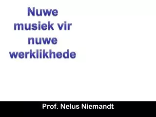 prof nelus niemandt