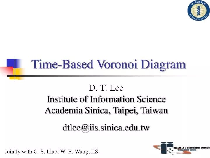 time based voronoi diagram