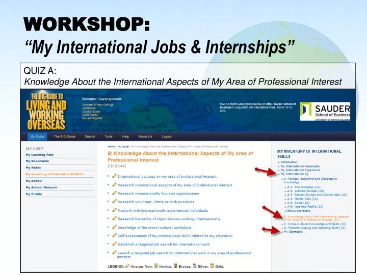 workshop my international jobs internships