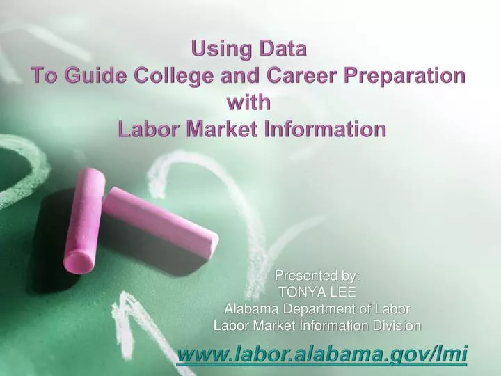 using data to guide college and career preparation with labor market information