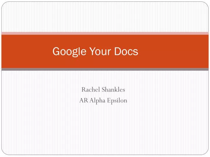 google your docs