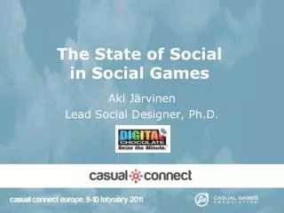 The State of Social in Social Games