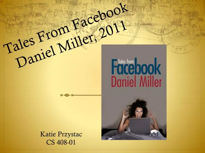 tales from facebook daniel miller 2011