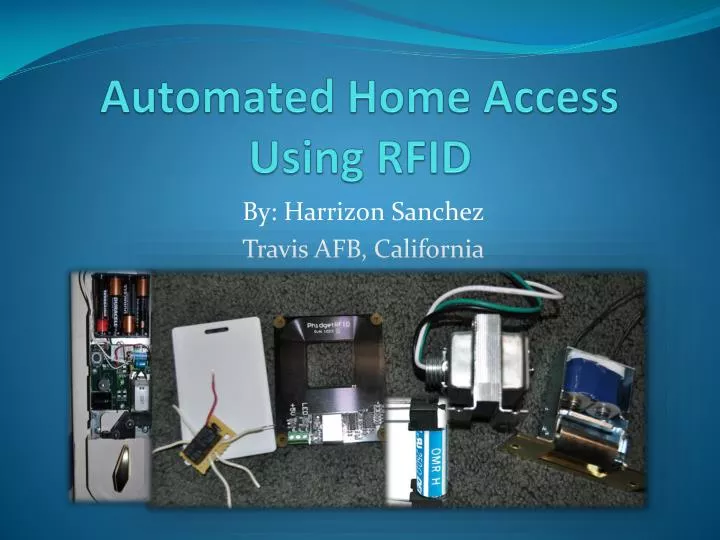 automated home access using rfid