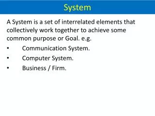 System