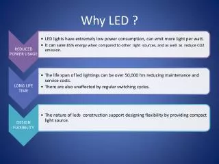 Why LED ?