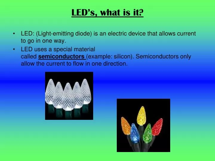 led s what is it