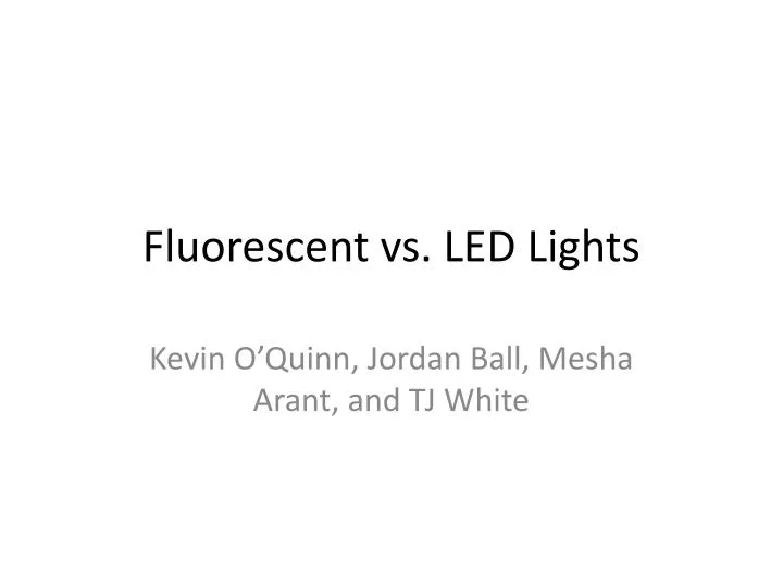 fluorescent vs led lights