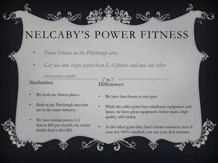 nelcaby s power fitness