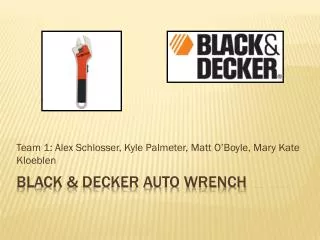 Black &amp; Decker auto wrench