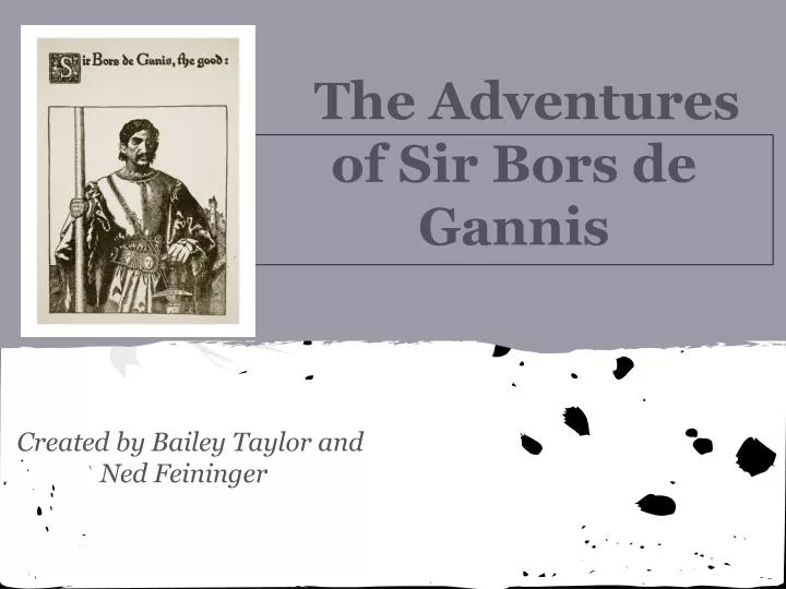 the adventures of sir bors de gannis
