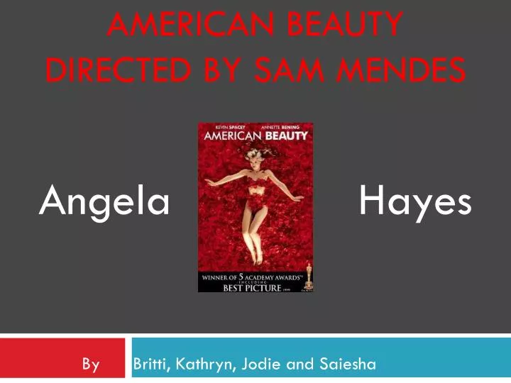 american beauty directed by sam mendes