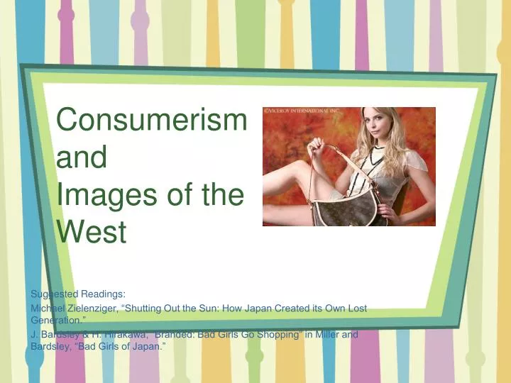 consumerism and images of the west