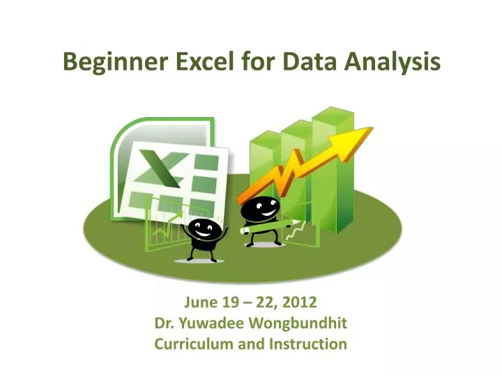 beginner excel for data analysis