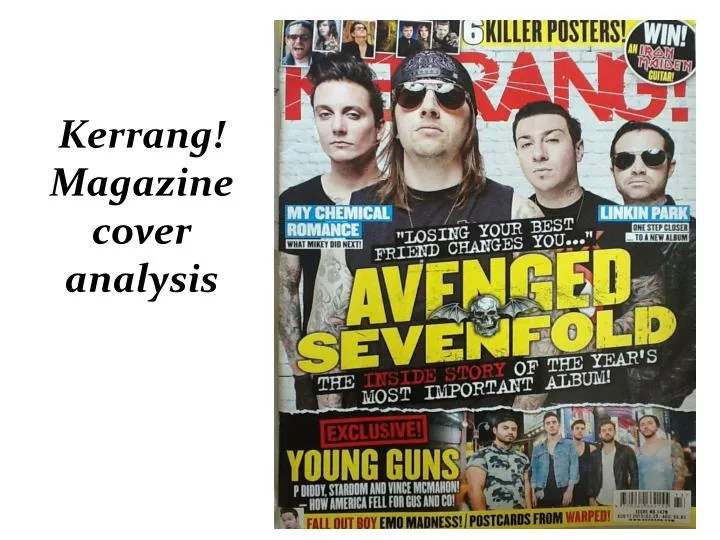 kerrang magazine cover analysis