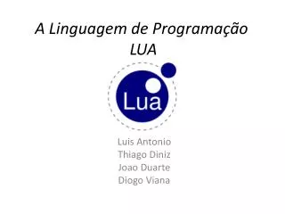 a linguagem de programa o lua
