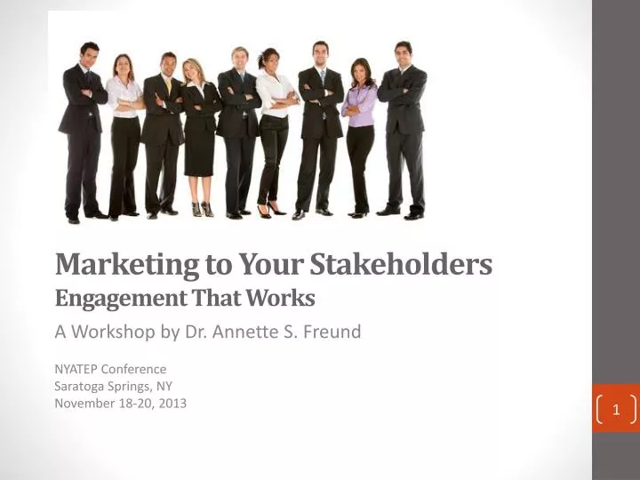marketing to your stakeholders engagement that works