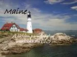 Maine - slide 1