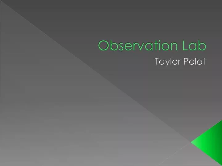 observation lab