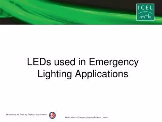 LEDs used in Emergency Lighting Applications