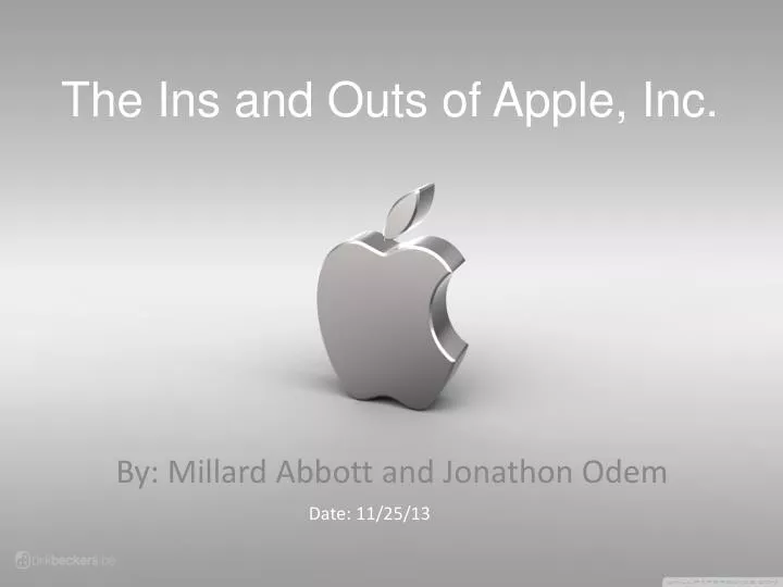 the ins and outs of apple inc