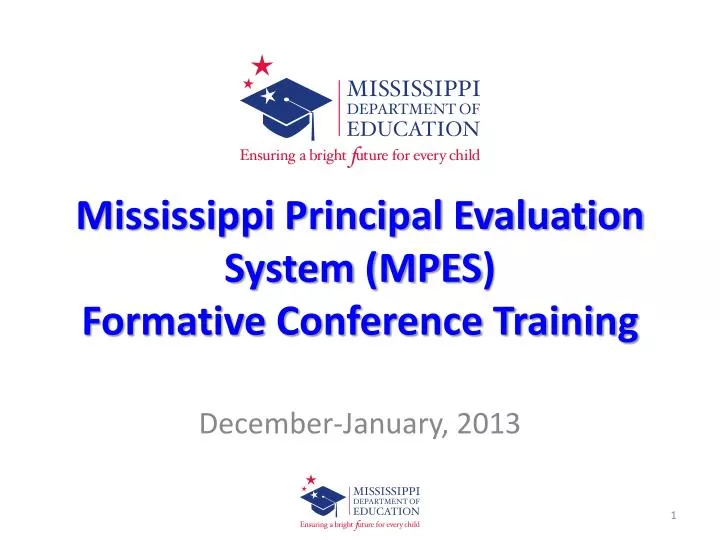 mississippi principal evaluation system mpes formative conference training