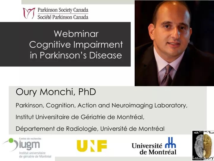 webminar cognitive impairment in parkinson s disease