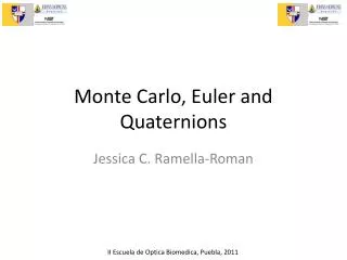 Monte Carlo, Euler and Quaternions