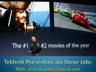 Tekhnik Presentasi ala Steve Jobs