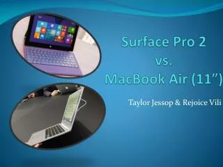 Surface Pro 2 vs. MacBook Air (11”)